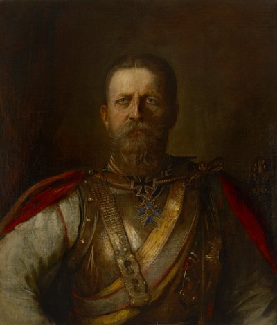 Korunní princ Fridrich Vilém, později Fridrich III., německý císař a pruský král od Franz von Lenbach