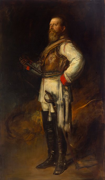 Friedrich Wilhelm, pruský korunní princ, jako Fridrich III., německý císař od Franz von Lenbach