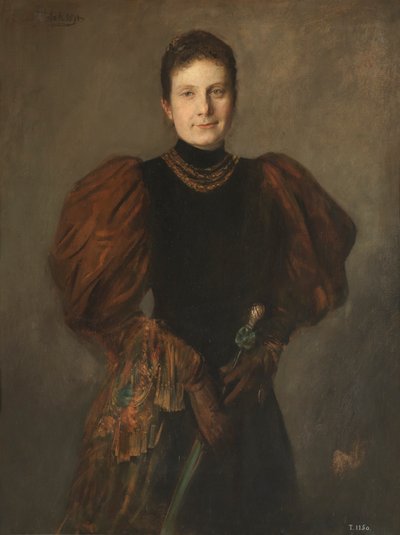 Infantka María de la Paz de Borbón, dcera Isabely II. od Franz von Lenbach