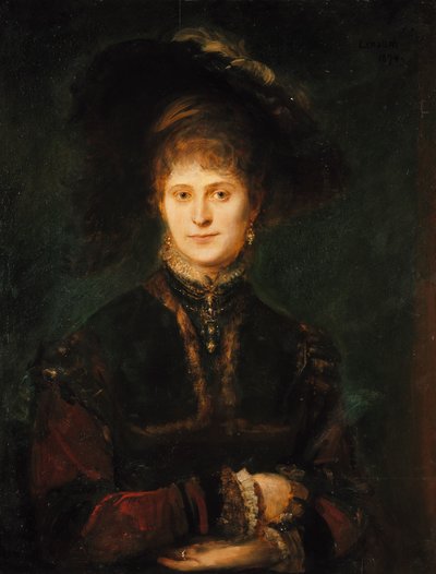 Magdalena Plach (?) od Franz von Lenbach