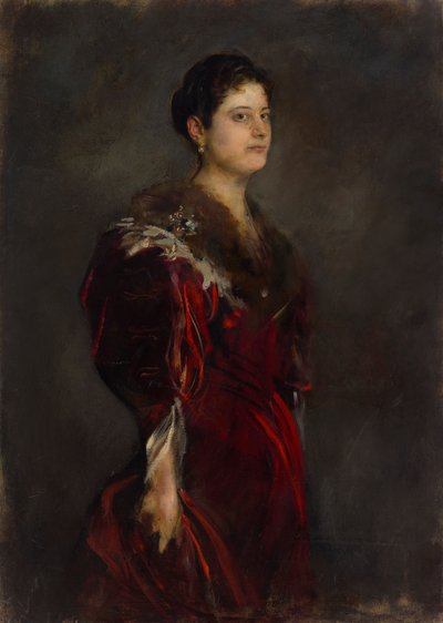 Marie, baronka z Harkányi od Franz von Lenbach