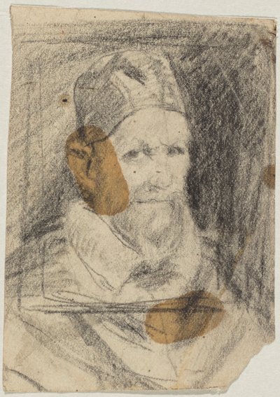 Papež Inocenc X. podle Velázqueze od Franz von Lenbach