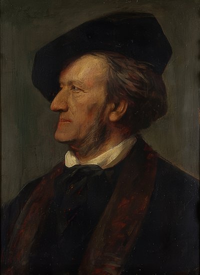 Portrét skladatele Richarda Wagnera (1813-1883). 1871 od Franz von Lenbach