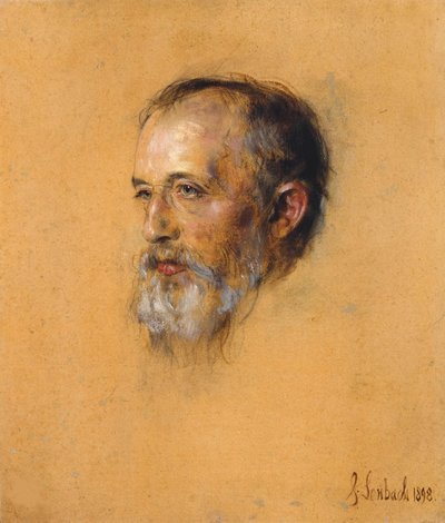 Portrét dirigenta a skladatele Hermanna Leviho 1839-1900, 1898. od Franz von Lenbach