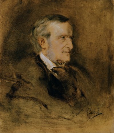 Richard Wagner od Franz von Lenbach