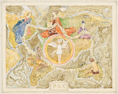 Pax (návrh na gobelín) od Franz von Matsch