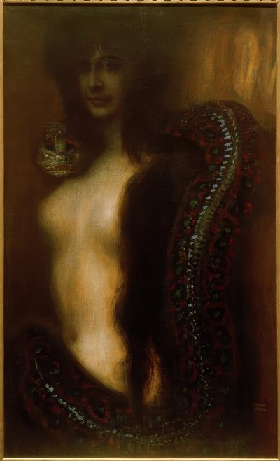 Hřích od Franz von Stuck