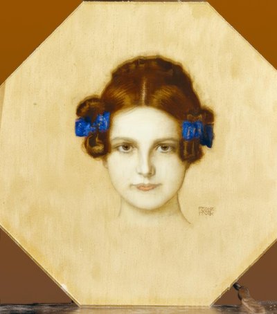 Franz von Stuck, Mary s modrými stuhami od Franz von Stuck