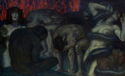 Inferno, 1908. od Franz von Stuck