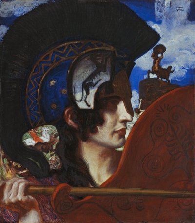 Boj s amazonkou od Franz von Stuck