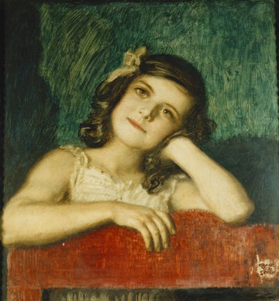 Portrét Marie, umělcovy dcery, od Franz von Stuck