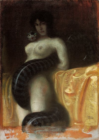 Smyslnost, kolem roku 1891 od Franz von Stuck