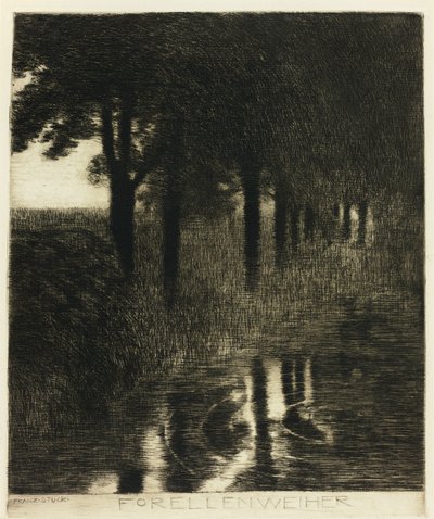 Pstruhový bazén od Franz von Stuck