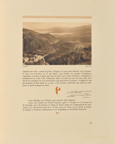 Delphi. Itejský záliv od Frédéric Boissonnas