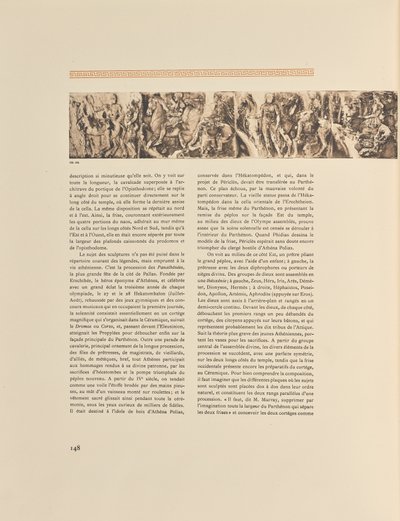 Západní vlys Parthenonu od Frédéric Boissonnas