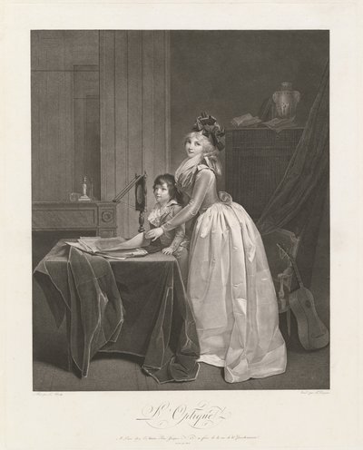 Optika (optický prohlížeč) od Frédéric Cazenave, after Louis Léopold Boilly