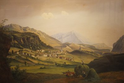 Frédérich Martens - Pohled na Pieve Tesino od Frederic Martens
