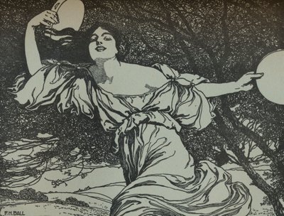 Bacchante, c20. století 1914-1915 od Fred Hammersley Ball