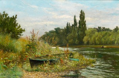 Tiché místo na řece Temži, 1882 od Fred Hines