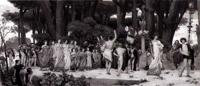 Daphnephoria, tisk v Paříži Photogravure Goupil, hospoda. od The Fine Art Society od Frederic (after) Leighton