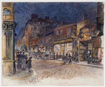 Marché des Enfants Rouges, rue de Bretagne od Frederic Anatole Houbron