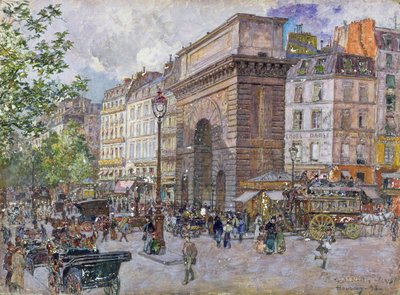 Porte Saint-Martin, 1898 od Frederic Anatole Houbron