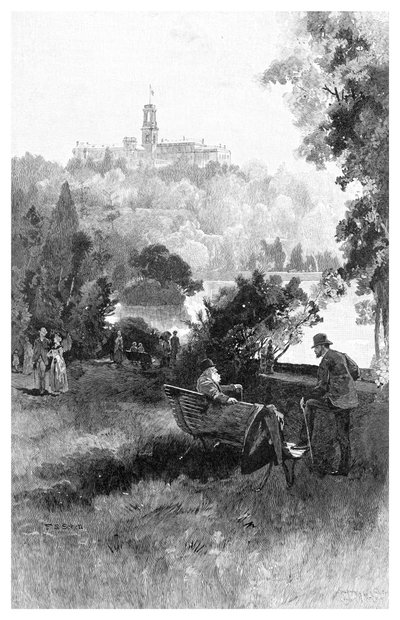 Government House, Melbourne, Victoria, Austrálie, 1886. od Frederic B. Schell