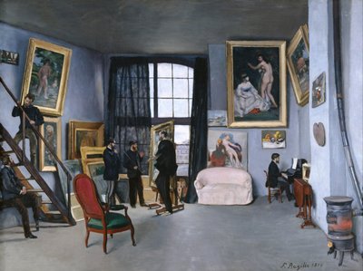 Bazillovo studio od Jean Frederic Bazille