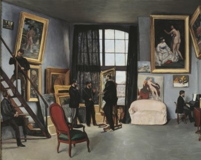 Workshop Bazille od Jean Frederic Bazille