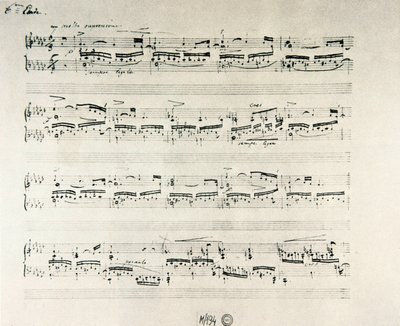 Partitura „Etudy pro klavírní opus 10“ od polského skladatele Frederica Chopina (1810-1849) od Frederic Chopin