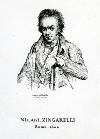 Niccolo Antonio Zingarelli, 1870 od Frederic Desire Hillemacher