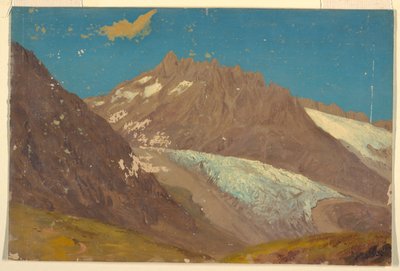Alpská krajina od Frederic Edwin Church