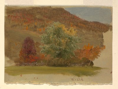 Podzimní Krajina od Frederic Edwin Church