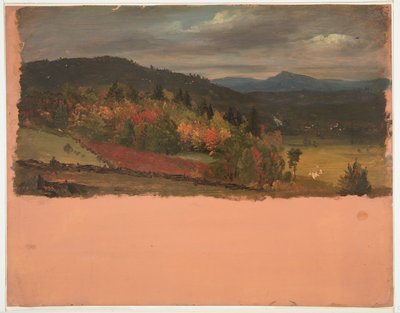 Podzimní Krajina od Frederic Edwin Church