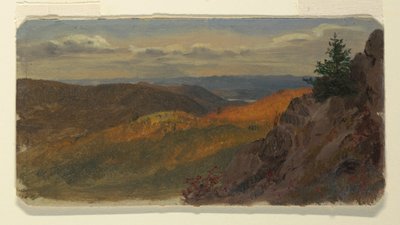 Podzimní krajina v Nové Anglii od Frederic Edwin Church