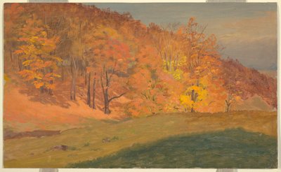 Podzimní les od Frederic Edwin Church