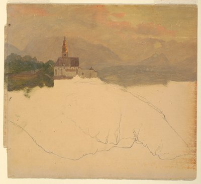 Bavorská krajina od Frederic Edwin Church