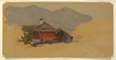 Berchtesgaden, selský dům od Frederic Edwin Church