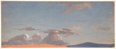 Cloudová studie od Frederic Edwin Church