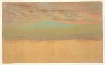 Cloudová studie od Frederic Edwin Church