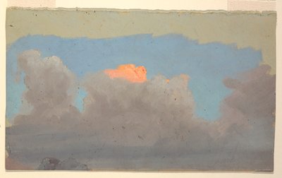 Cloudová studie od Frederic Edwin Church
