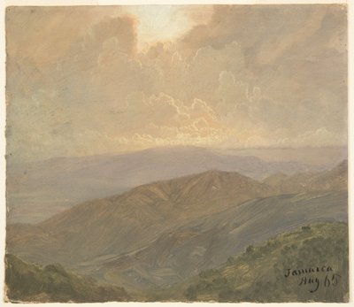 Zatažená obloha, Jamajka od Frederic Edwin Church