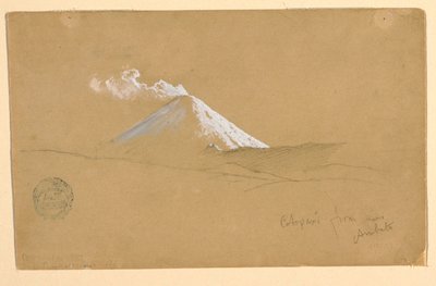 Cotopaxi z blízkosti Ambato, Ekvádor od Frederic Edwin Church