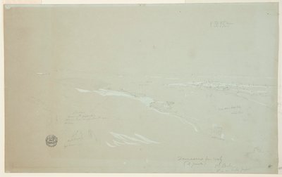 Damašek, Sýrie, při pohledu ze severozápadu, část 1 od Frederic Edwin Church