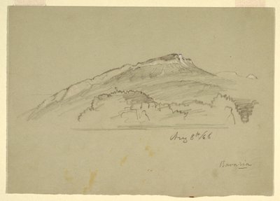 Kresba, Strom, Bavorsko, 8. srpna 1868 od Frederic Edwin Church