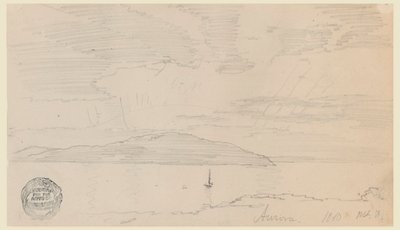 Kresba, Aurora, Mount Desert Island, září 1860 od Frederic Edwin Church
