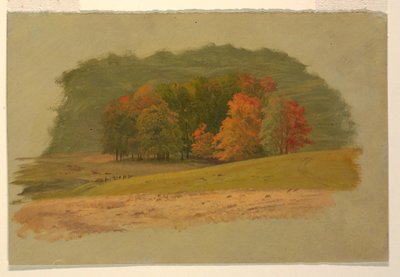 Kresba, Podzimní krajina, 1860-70 od Frederic Edwin Church