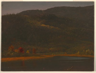 Kresba, Podzimní krajina, 1860-70 od Frederic Edwin Church