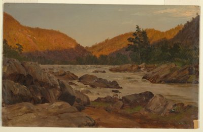 Kresba, Podzimní krajina v Severní Karolíně, 1865-70 od Frederic Edwin Church