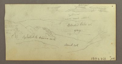 Kresba, studie velbloudů, 21.-22. února 1868 od Frederic Edwin Church